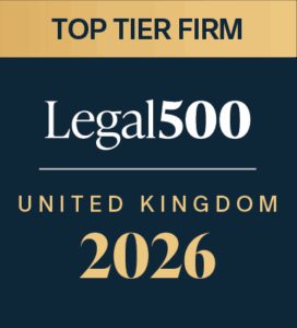Legal 500 2026 Top Tier Firm badge